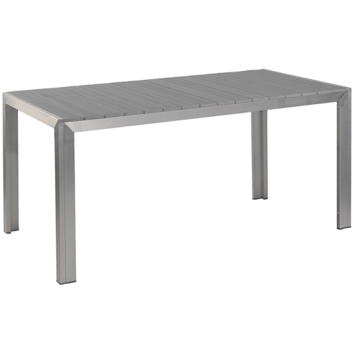 Net-Teak-Tisch 80x80 grau