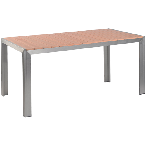 Net-Teak-Tisch 80x80 grau