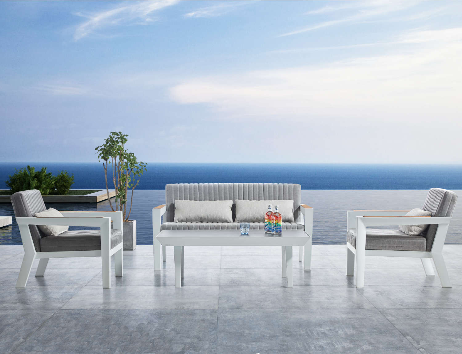 Garten Lounge für Terrasse und Pool