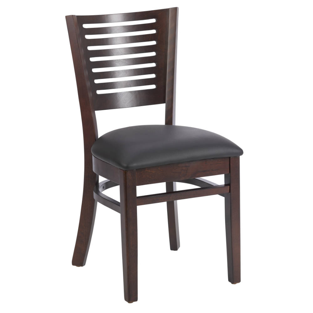 Bistrostuhl, gepolstert aus Buchenholz