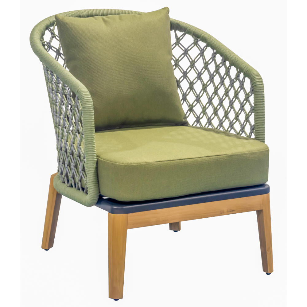 Loungegruppe Marple grün Sessel