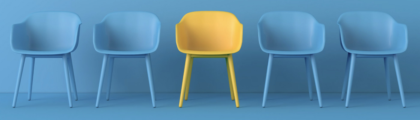 Kunststoffstühle für die Gastronomie